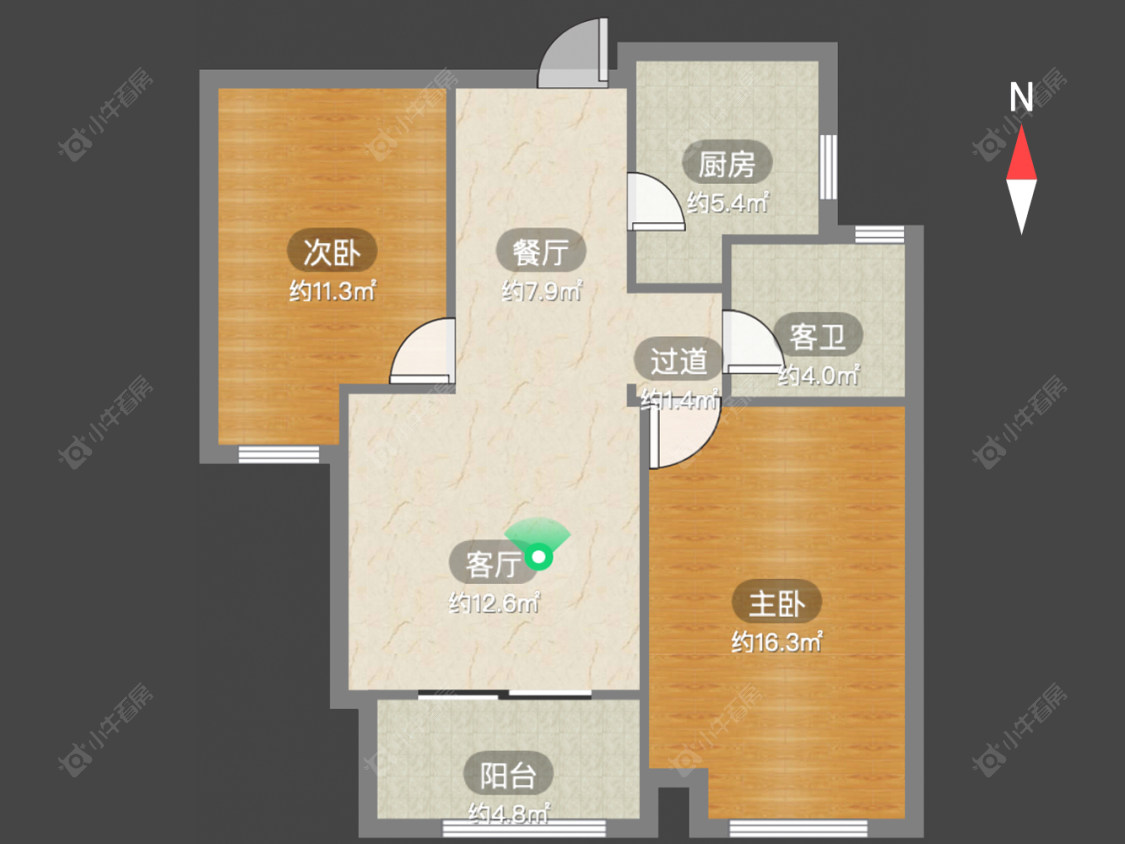 常州港龙紫荆城在售二手房房源户型图_小牛看房