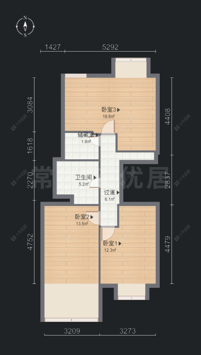 常州怀德苑在售二手房房源户型图_小牛看房