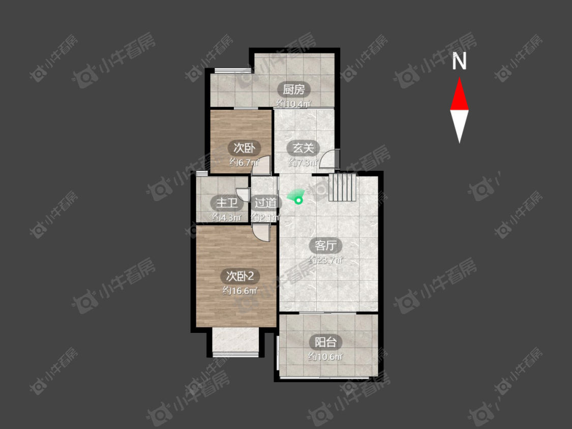 常州新天地花苑4室2厅2卫出租_小牛看房