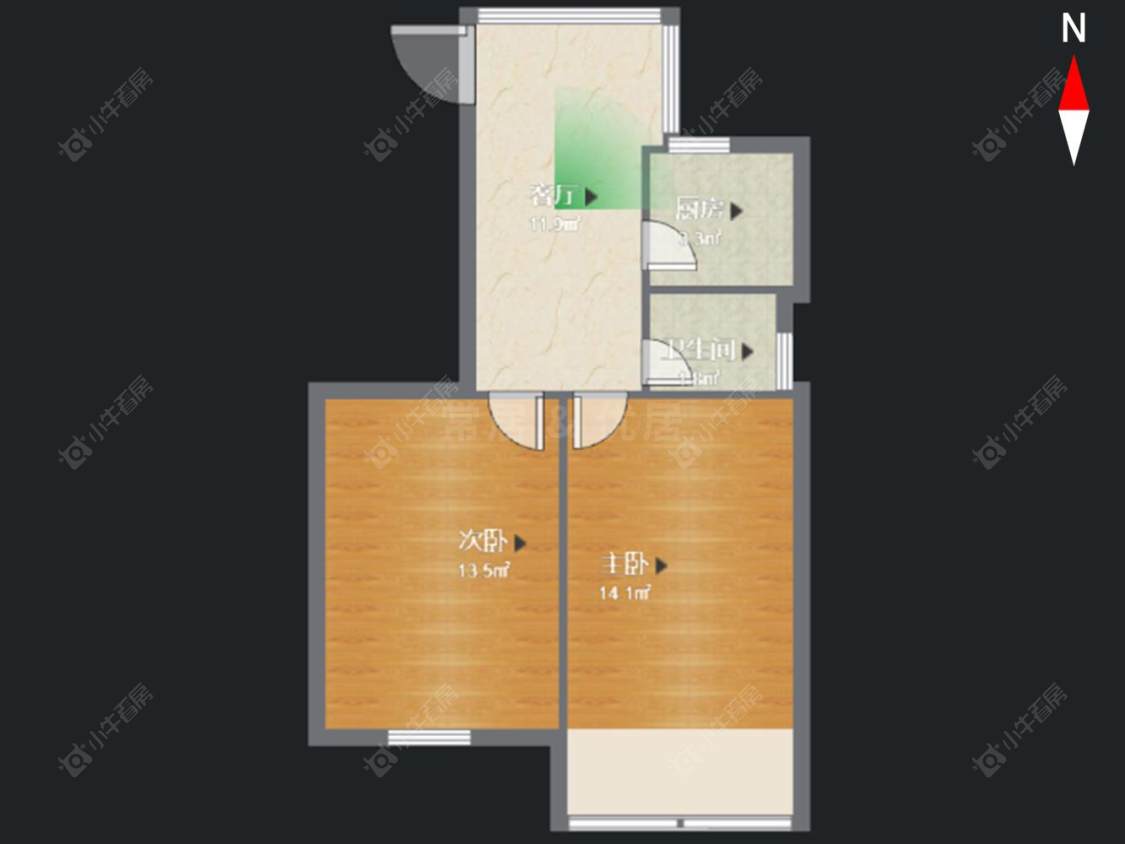 常州机械新村在售二手房房源户型图_小牛看房