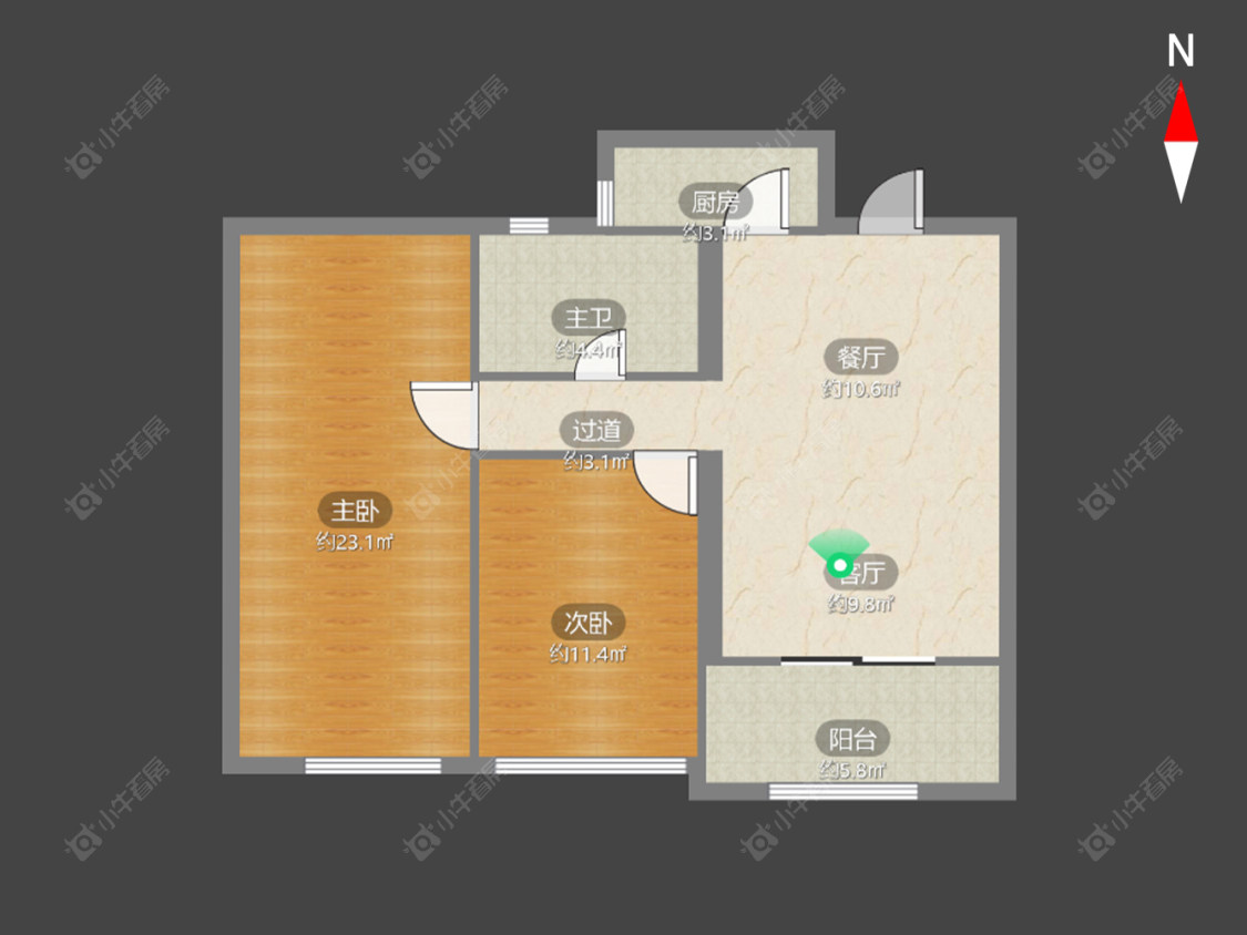 常州龙东花园在售二手房房源户型图_小牛看房