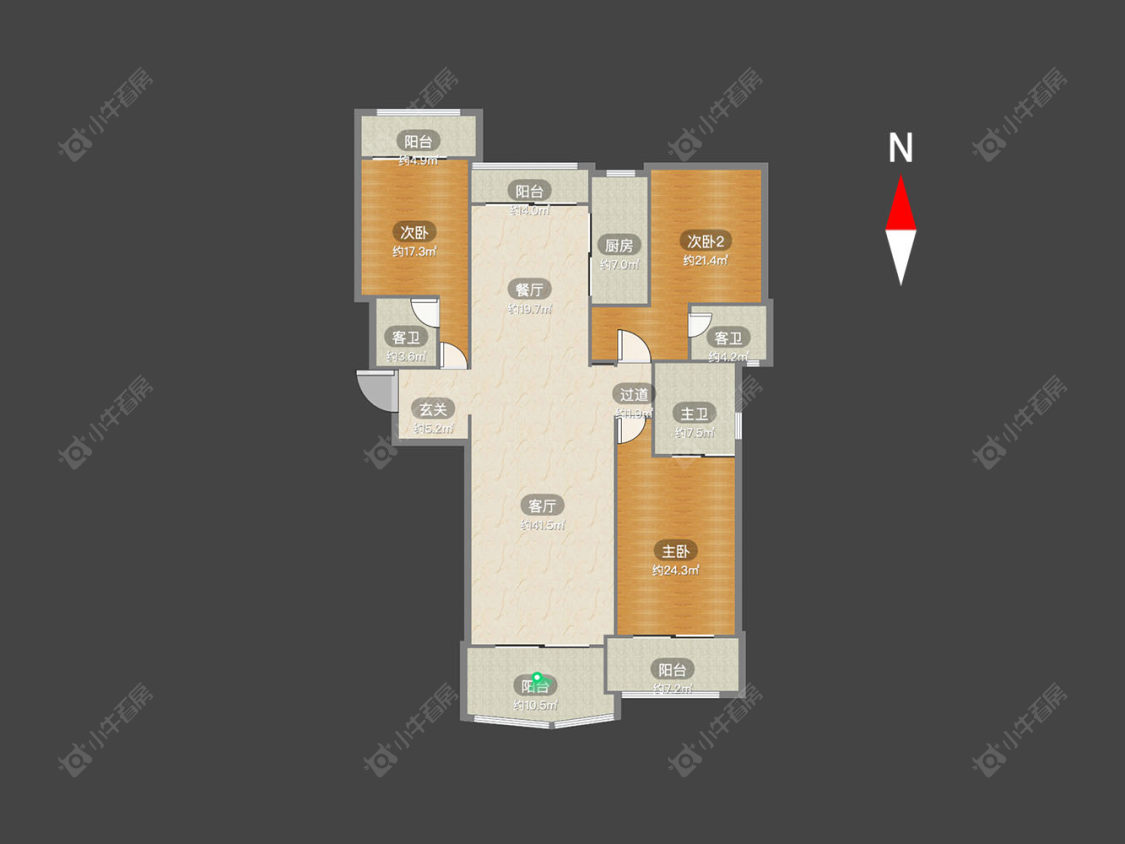 常州雅居乐星河湾在售二手房房源户型图_小牛看房