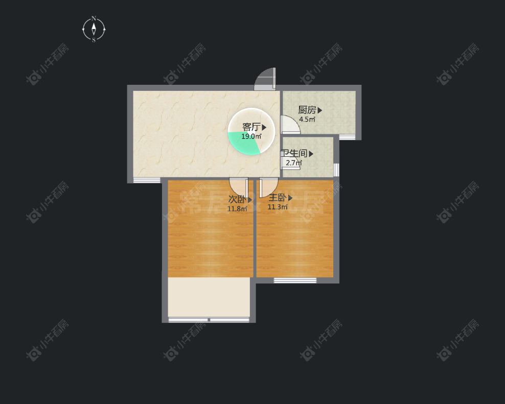 常州和平国际在售二手房房源户型图_小牛看房