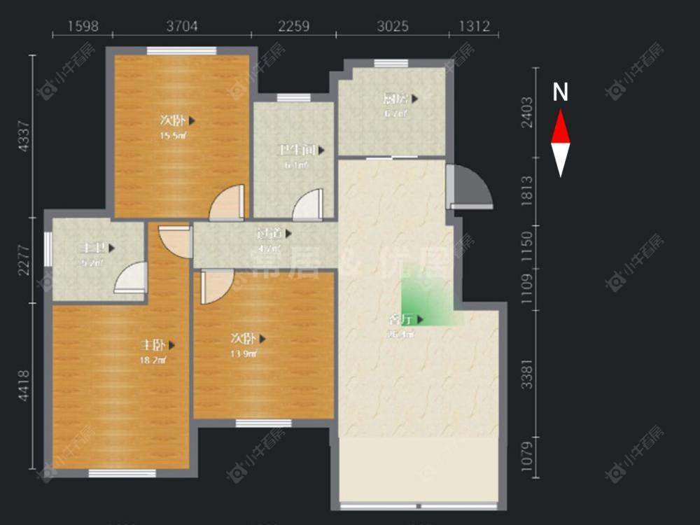 常州瑞宁新园在售二手房房源户型图_小牛看房