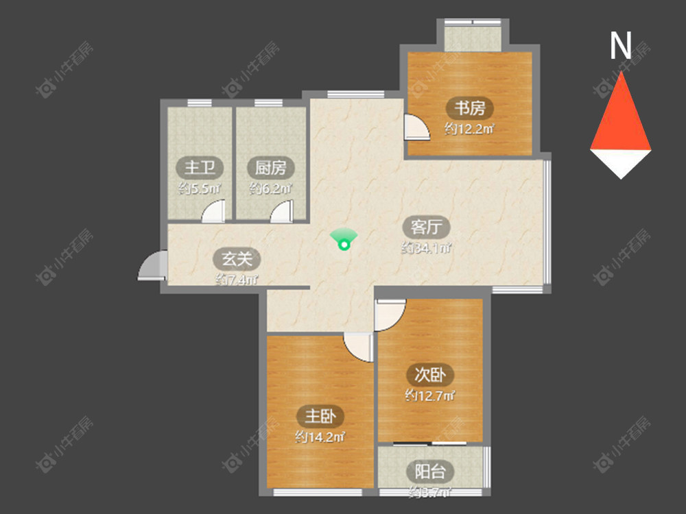 常州锦阳西苑在售二手房房源户型图_小牛看房