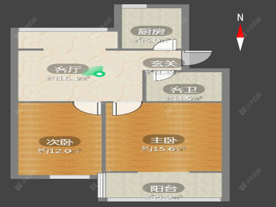 常州白云新村在售二手房房源户型图_小牛看房