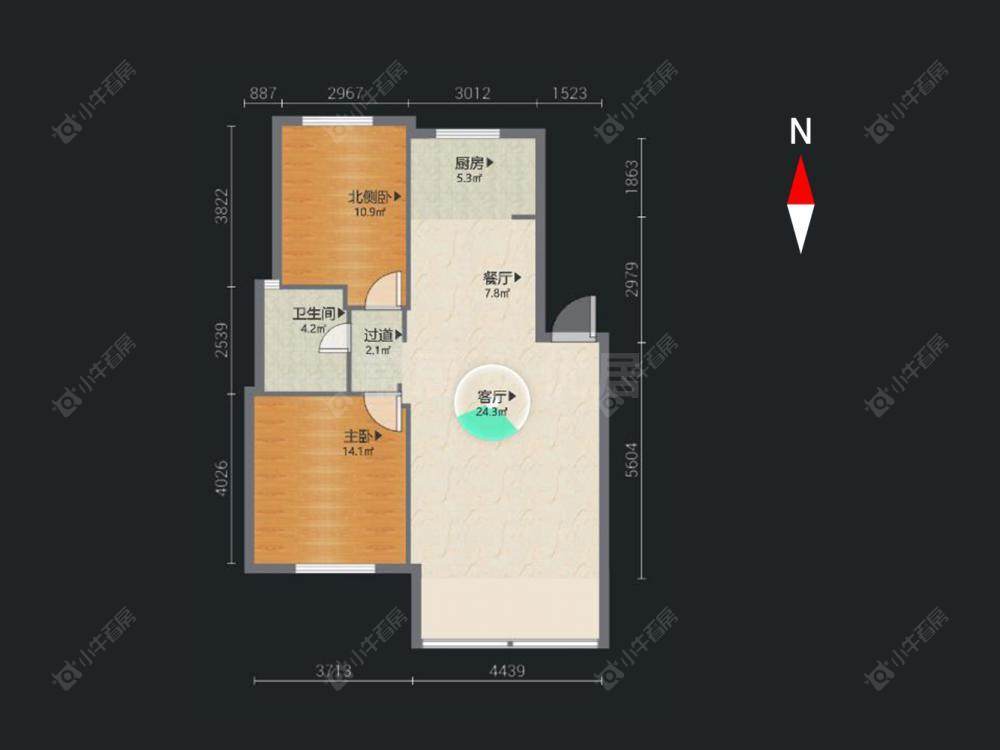 常州前桥新村在售二手房房源户型图_小牛看房