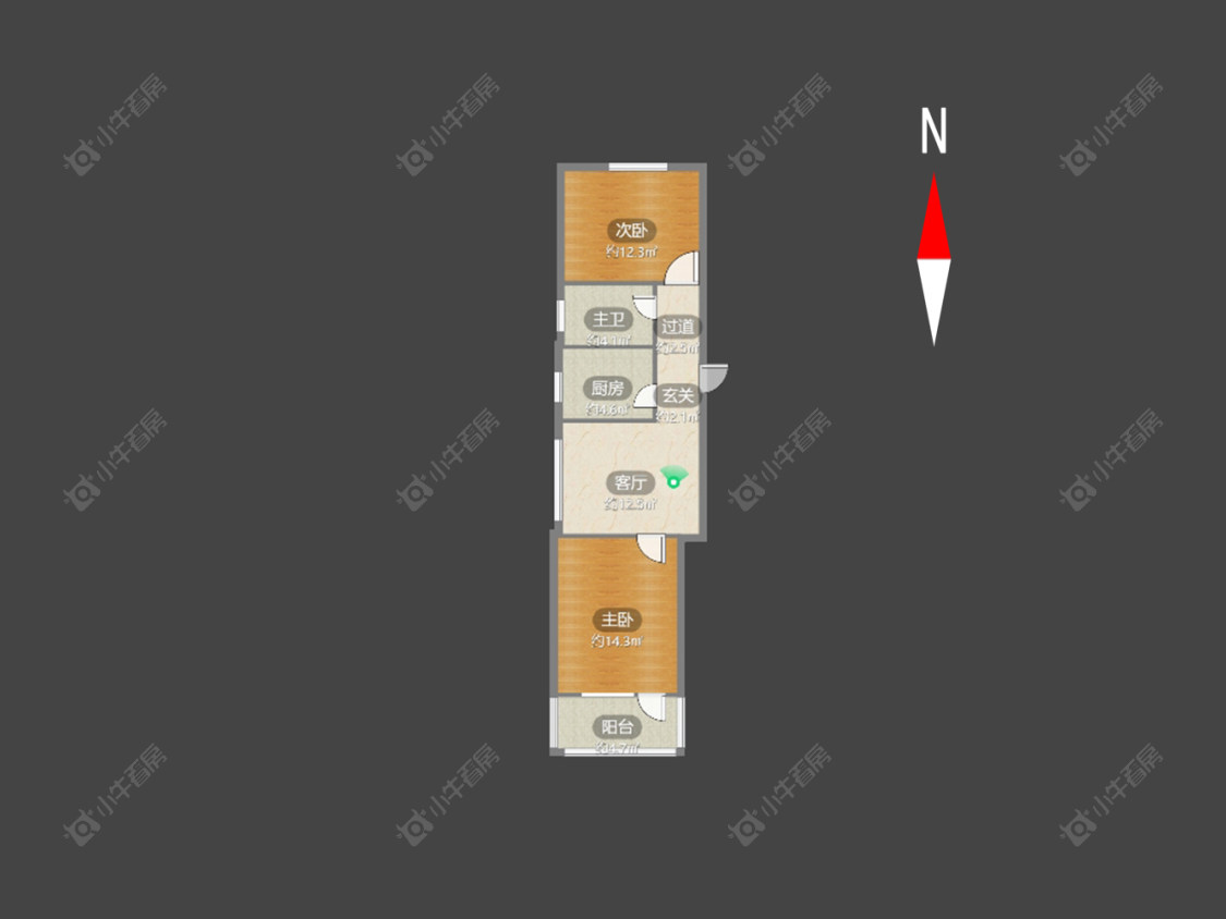 常州故园里在售二手房房源户型图_小牛看房