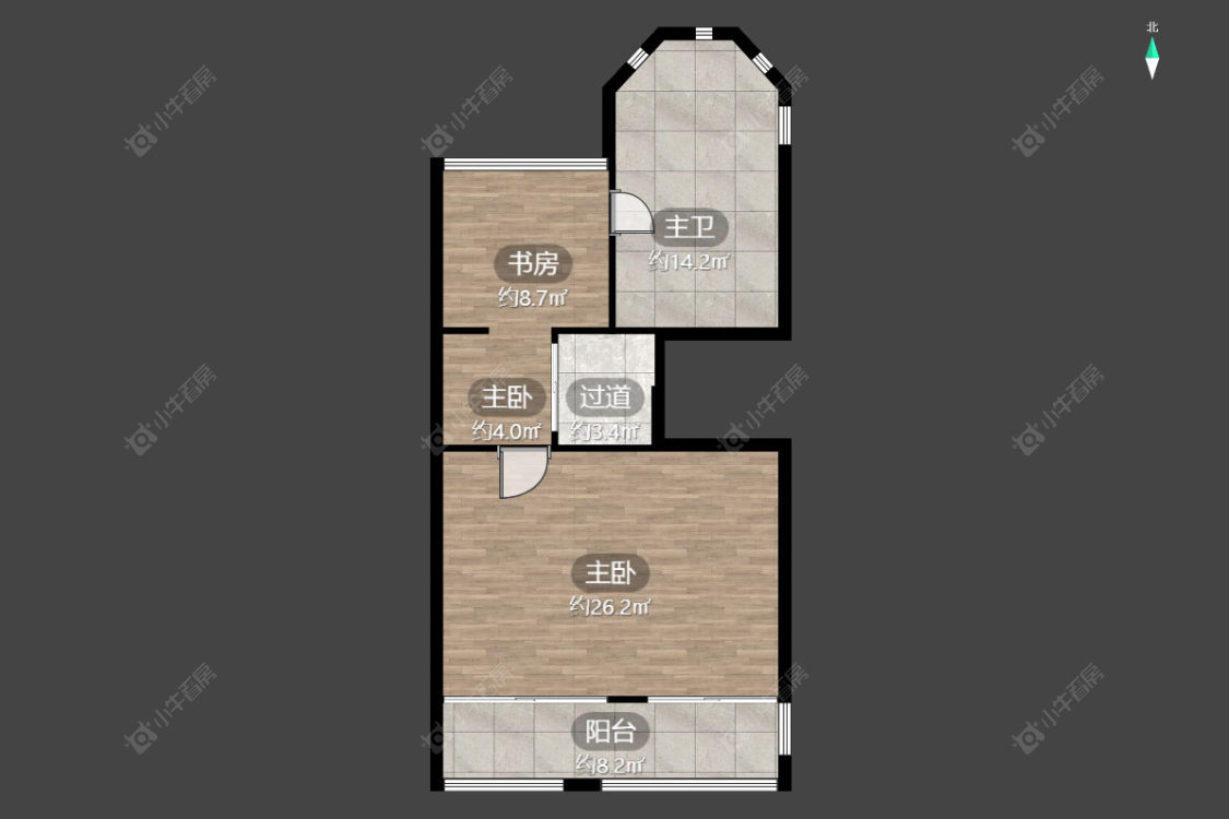 常州银河湾明苑别墅区在售二手房房源户型图_小牛看房