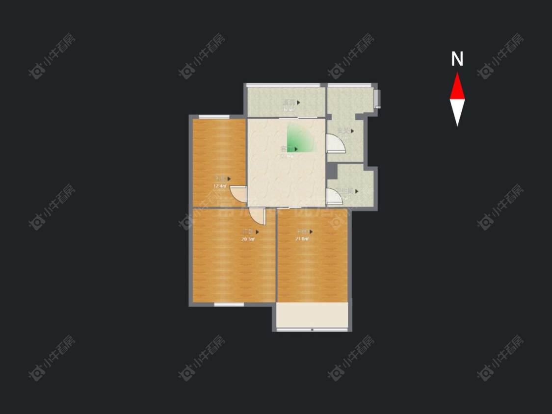 常州北直街在售二手房房源户型图_小牛看房