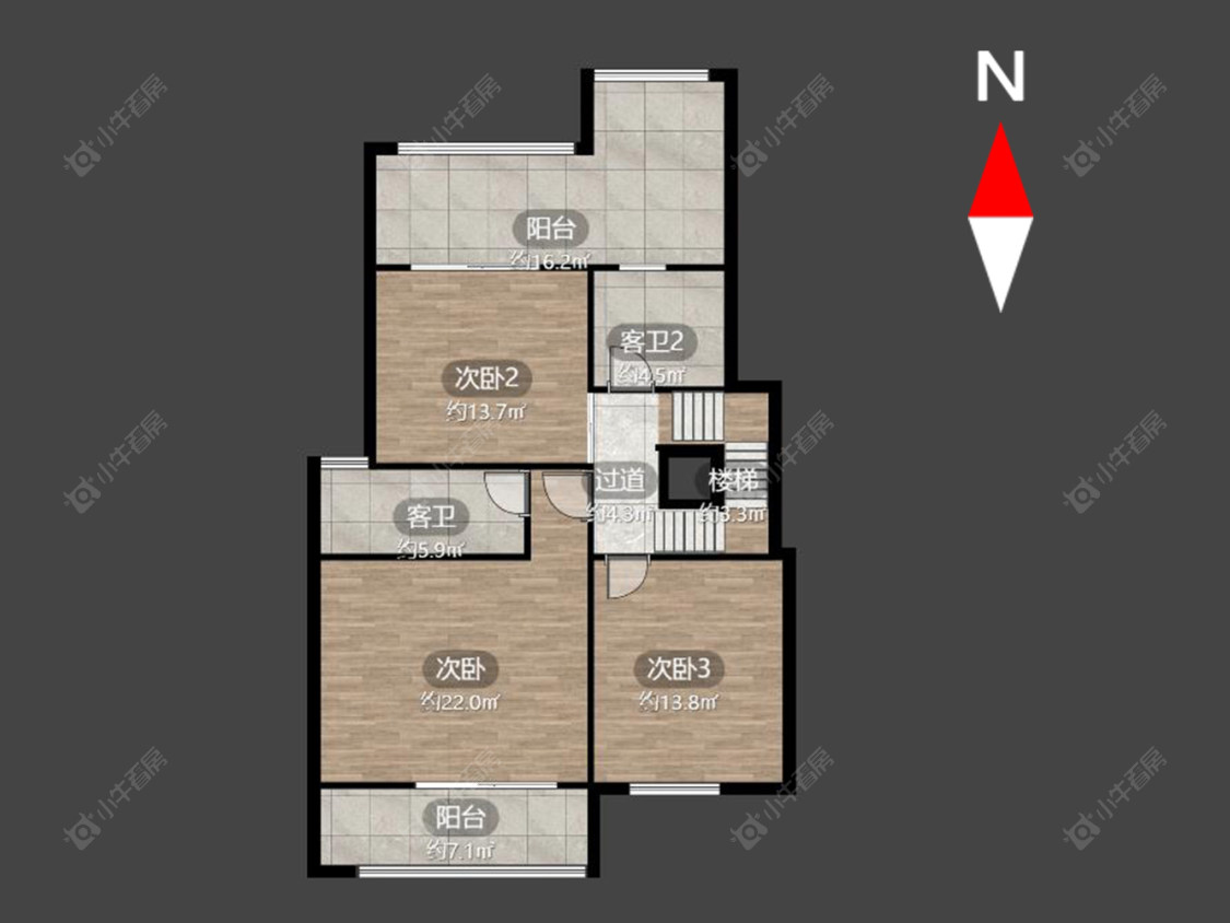 常州绿地世纪城别墅区在售二手房房源户型图_小牛看房