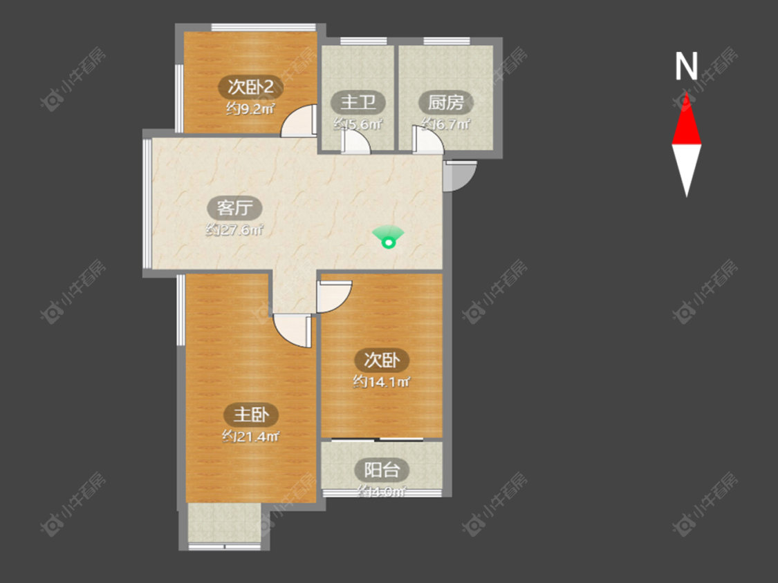 常州飞龙新苑在售二手房房源户型图_小牛看房