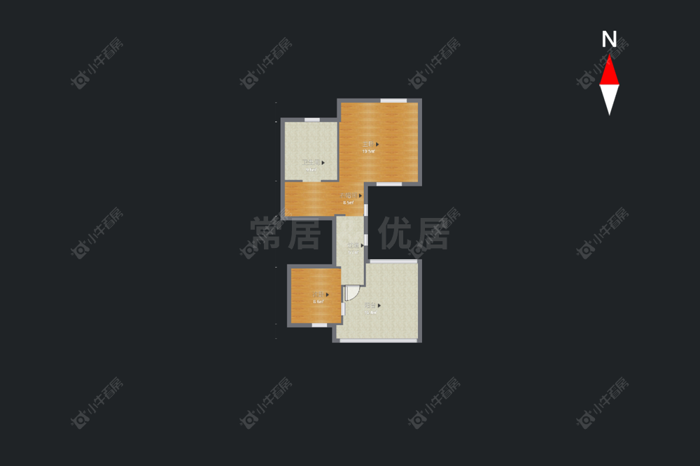 常州新城公馆别墅区在售二手房房源户型图_小牛看房