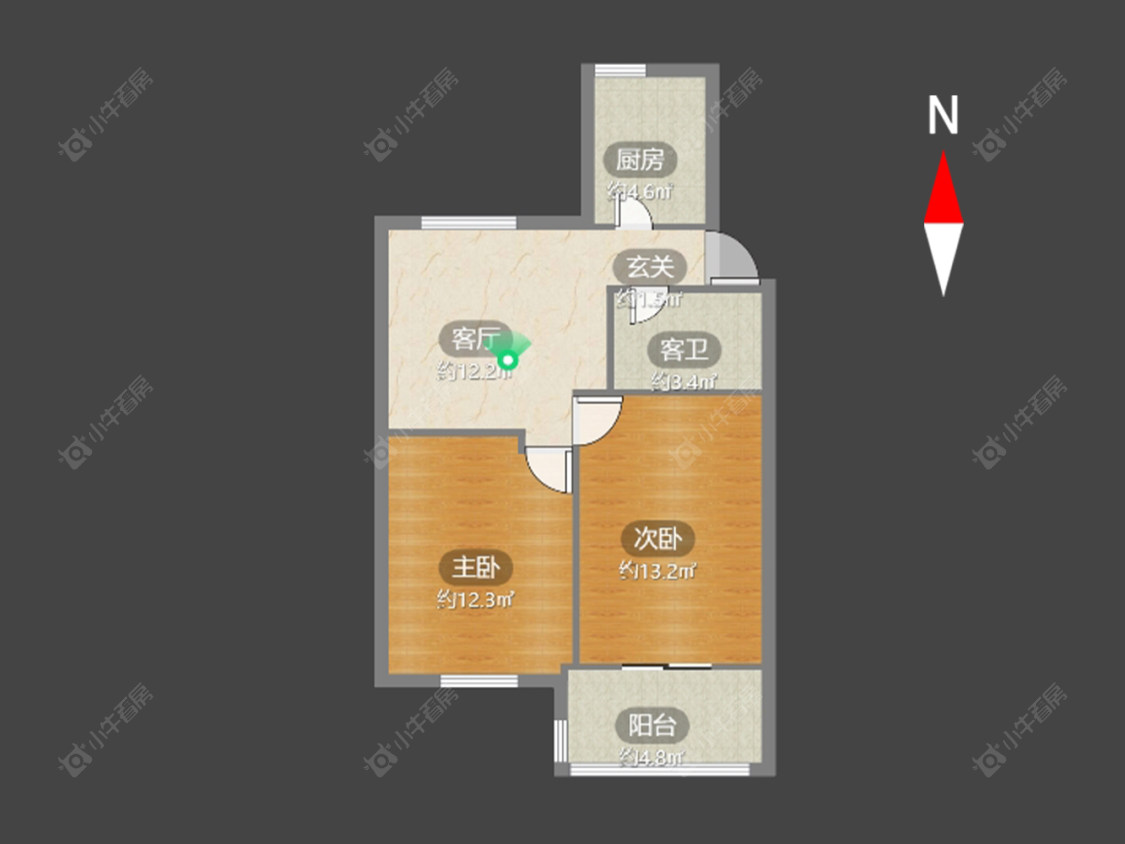 常州翠竹新村东北区在售二手房房源户型图_小牛看房