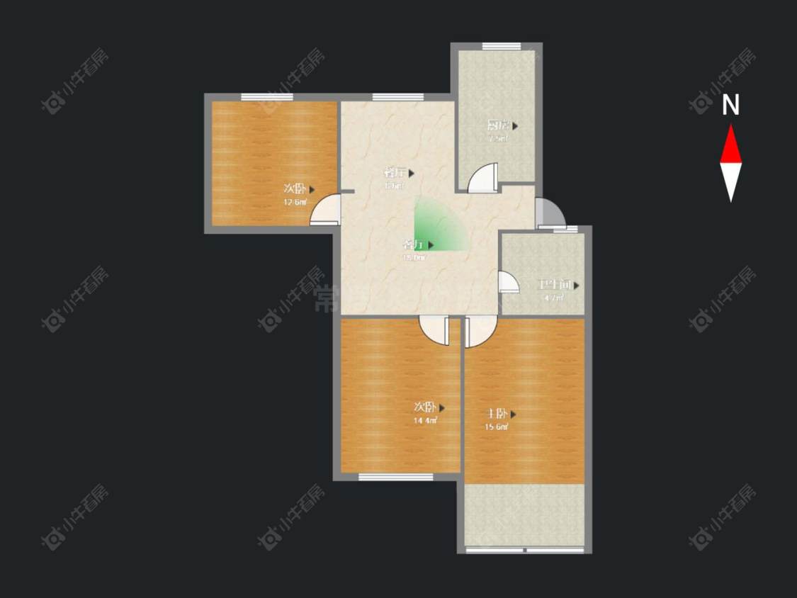 常州翠竹新村南区在售二手房房源户型图_小牛看房