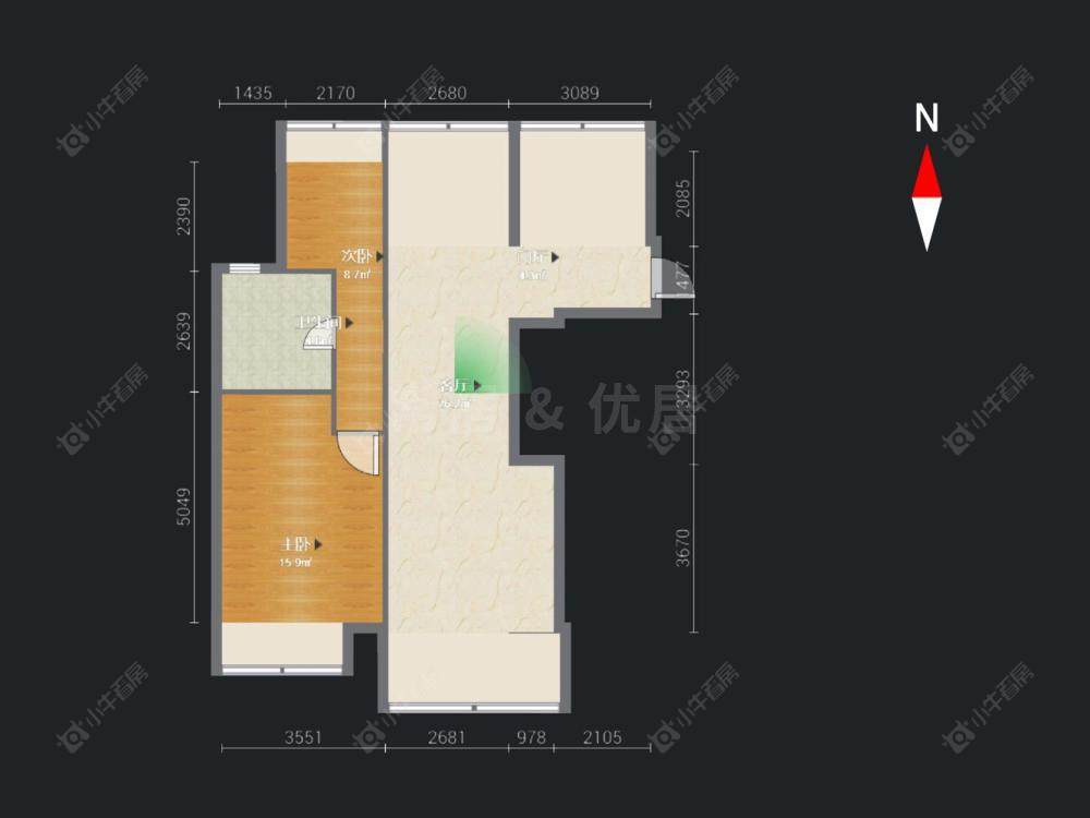 常州九龙仓时代上院在售二手房房源户型图_小牛看房