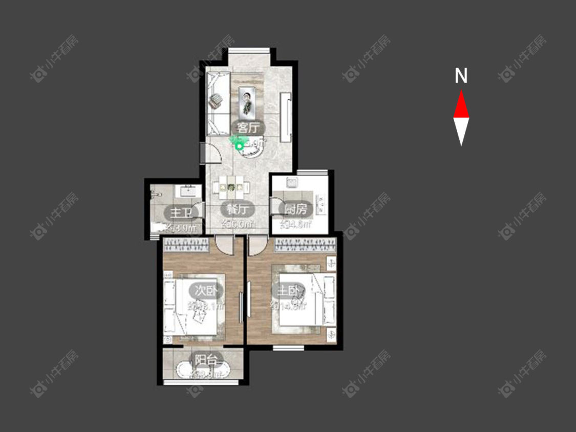 常州腾龙南苑在售二手房房源户型图_小牛看房