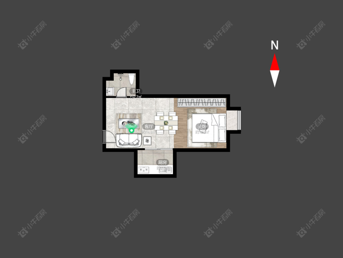 常州金鼎公寓在售二手房房源户型图_小牛看房