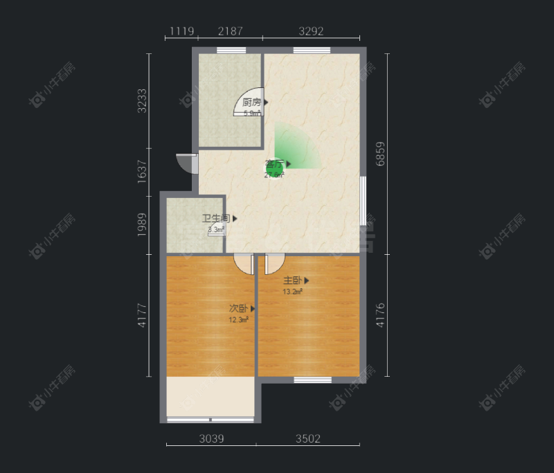 常州工人新村北在售二手房房源户型图_小牛看房