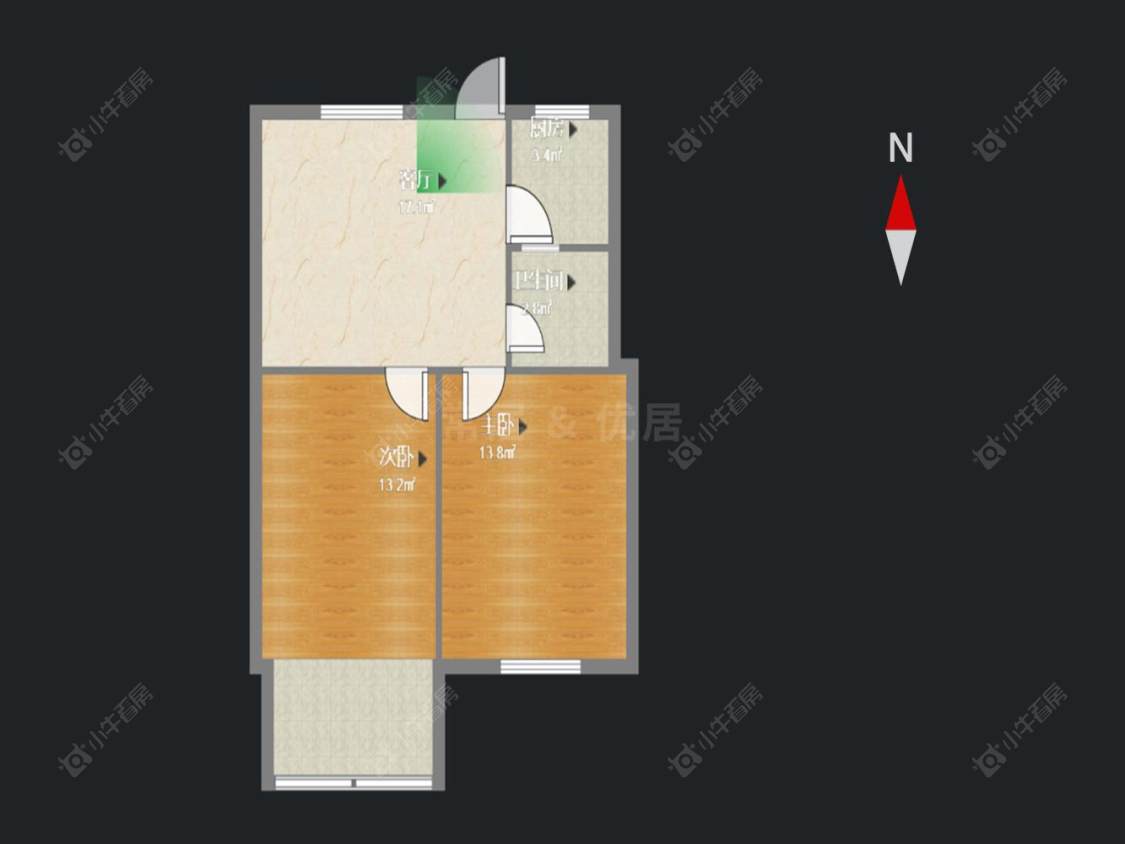 常州北新巷在售二手房房源户型图_小牛看房