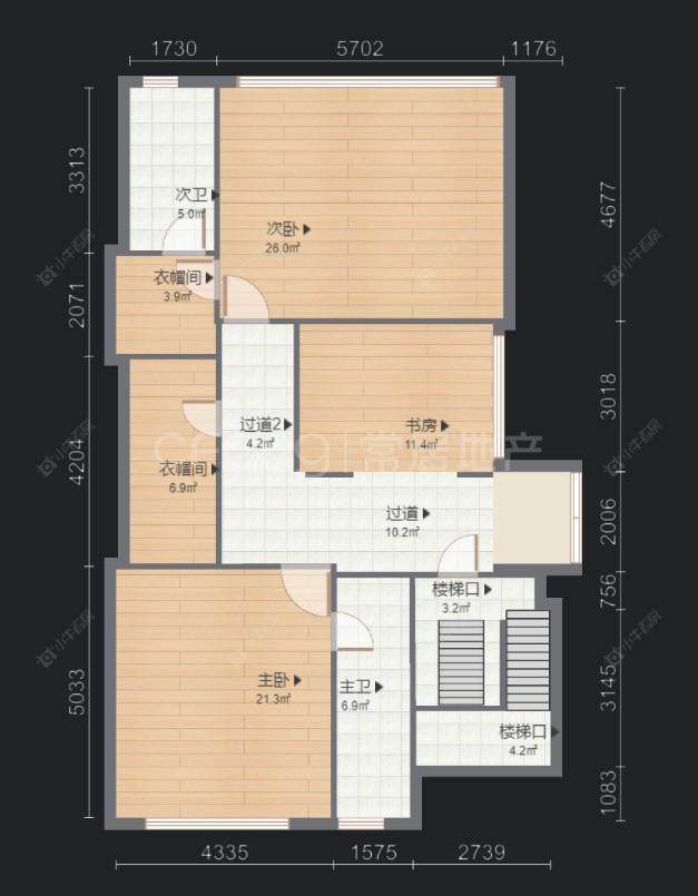 常州紫阳美地山庄别墅区在售二手房房源户型图_小牛看房