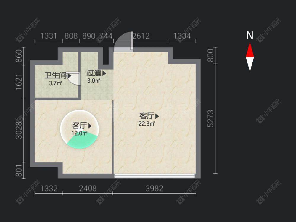 常州亚泰财富中心3室2厅在售二手房房源图片