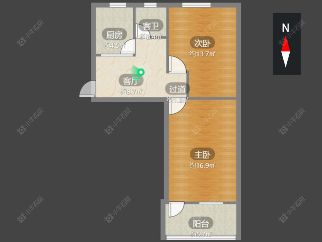 常州铁配新村在售二手房房源户型图_小牛看房