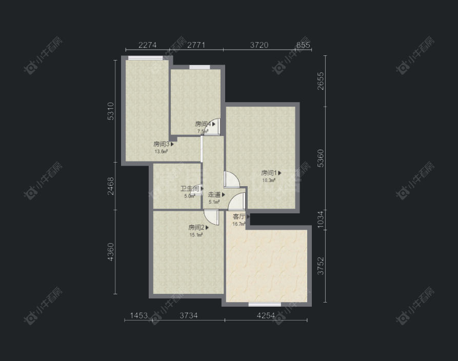 常州清凉新村在售二手房房源户型图_小牛看房