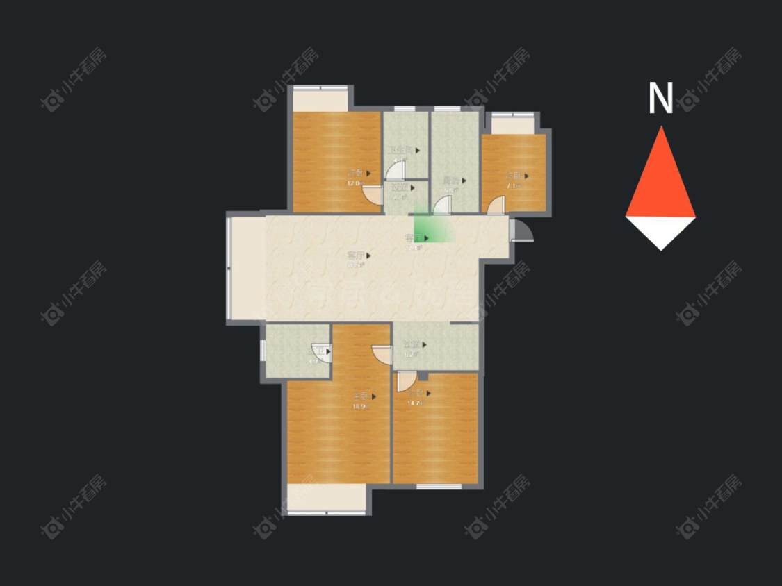 常州外滩1号在售二手房房源户型图_小牛看房