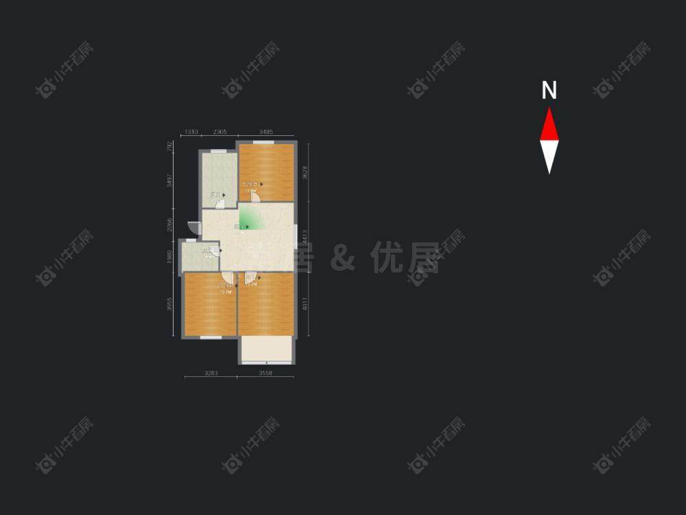 常州富都花苑北苑在售二手房房源户型图_小牛看房