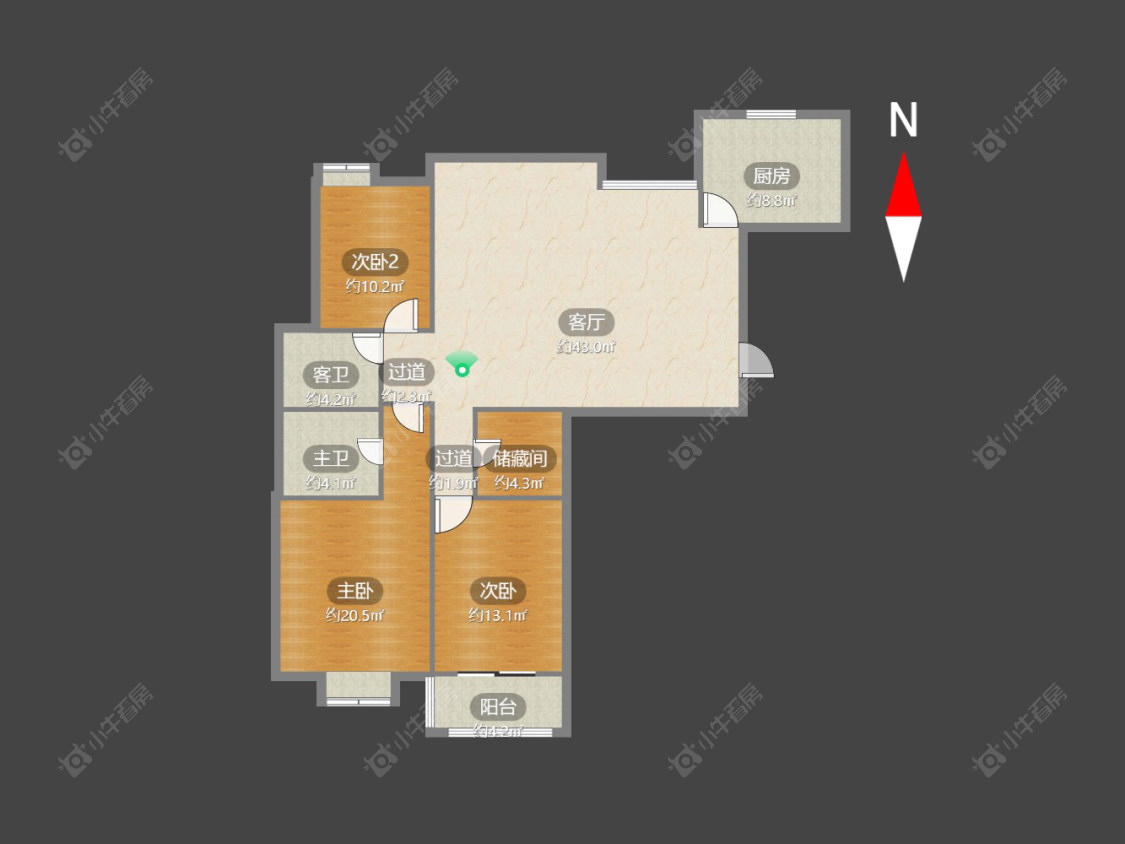 常州盛世名门在售二手房房源户型图_小牛看房