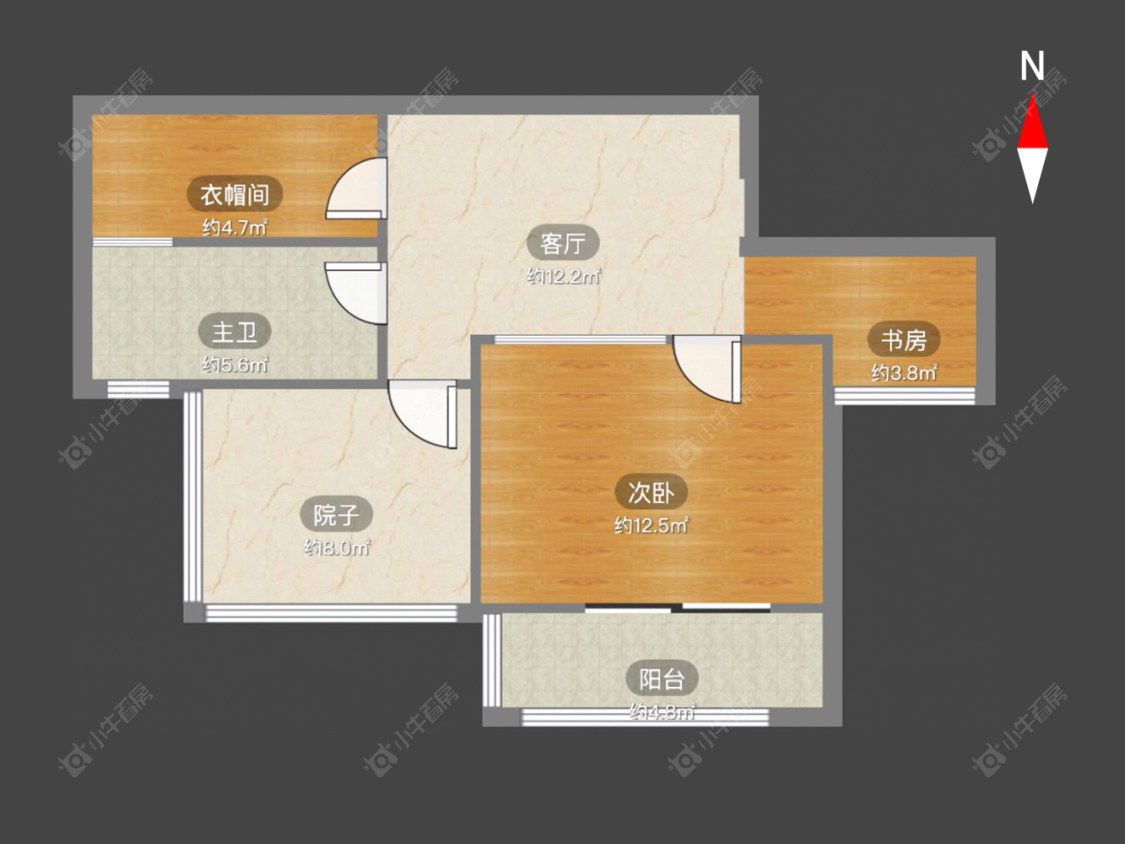 常州聚缘雅居在售二手房房源户型图_小牛看房