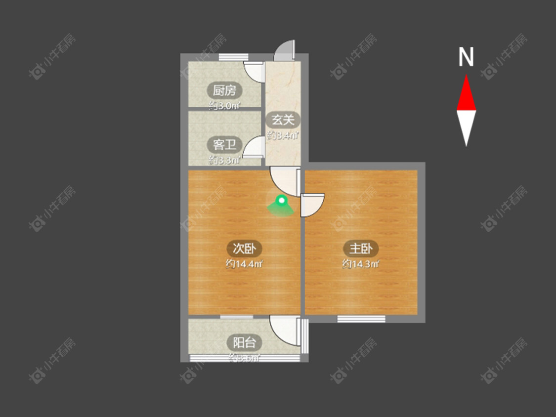 常州县北新村在售二手房房源户型图_小牛看房