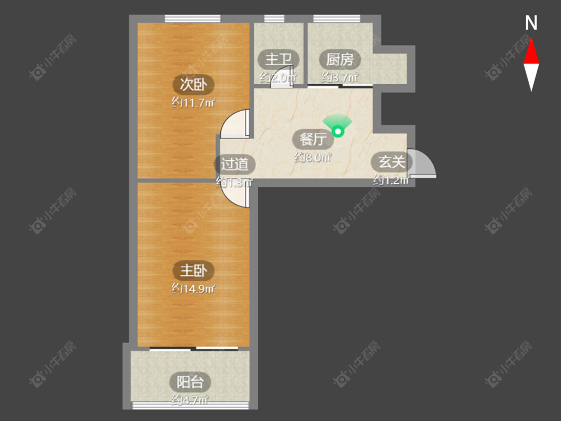 常州工房北区在售二手房房源户型图_小牛看房