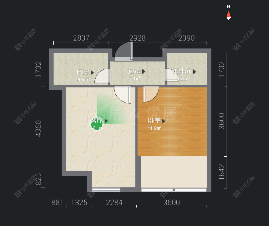 常州凯旋门商务广场在售二手房房源户型图_小牛看房