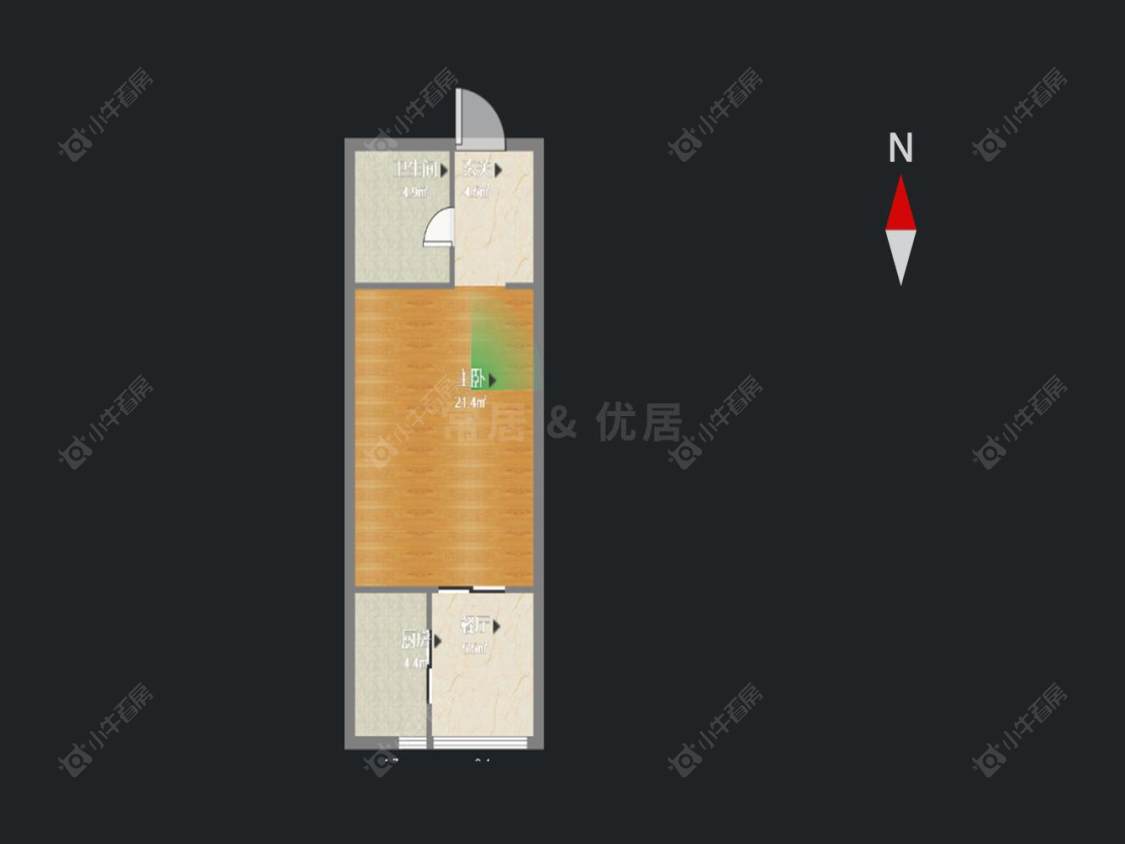 常州新北万达广场在售二手房房源户型图_小牛看房