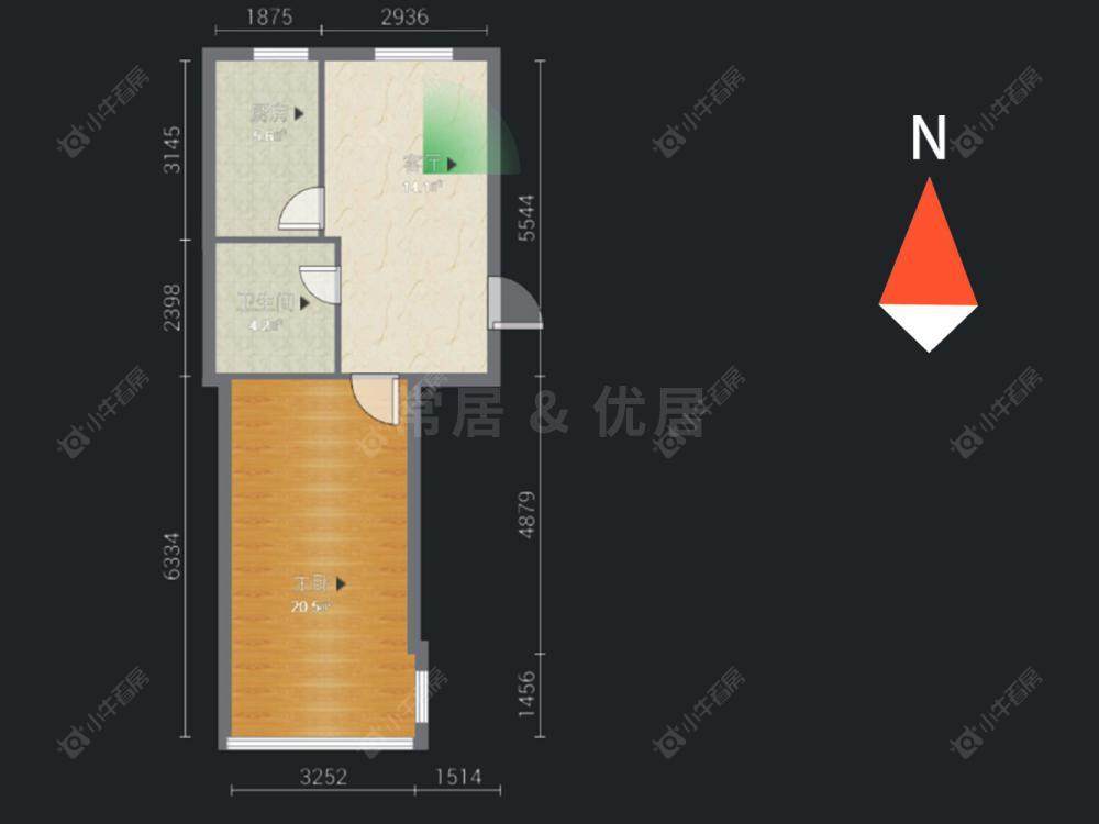 常州中凉二村在售二手房房源户型图_小牛看房