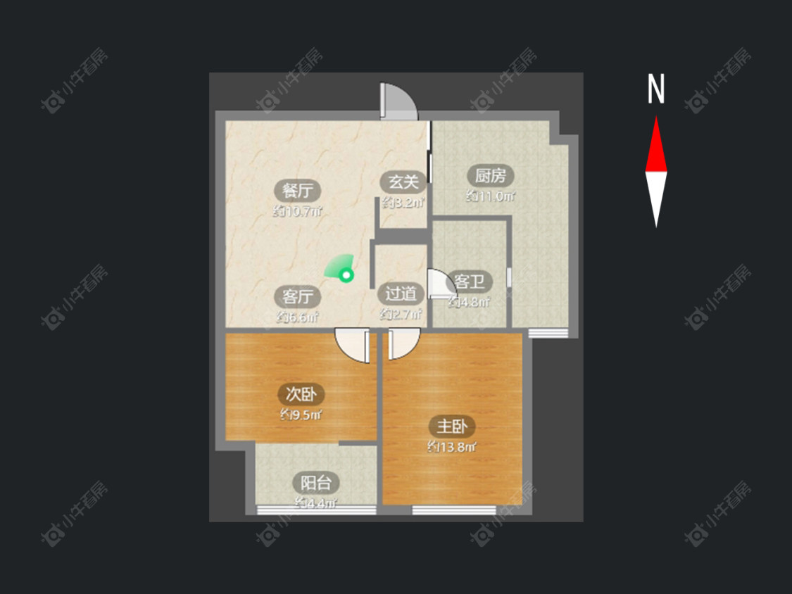 常州京城豪苑南区在售二手房房源户型图_小牛看房