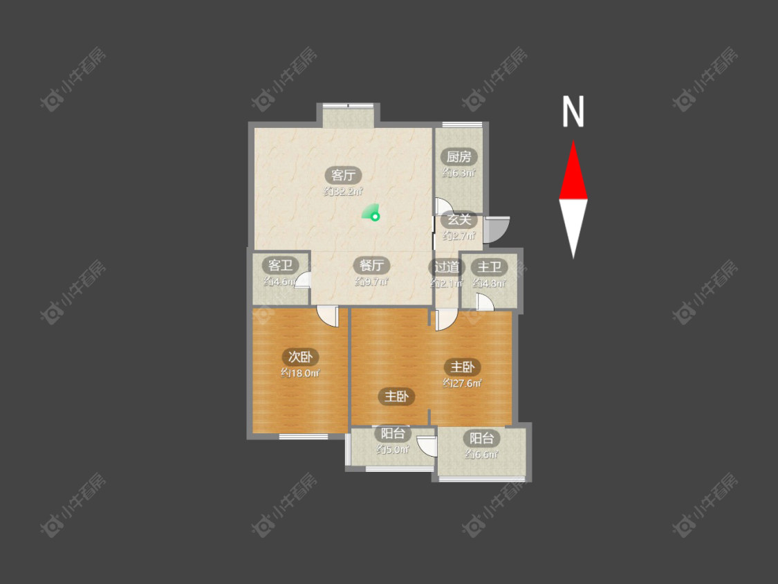 常州荷花池公寓西区在售二手房房源户型图_小牛看房