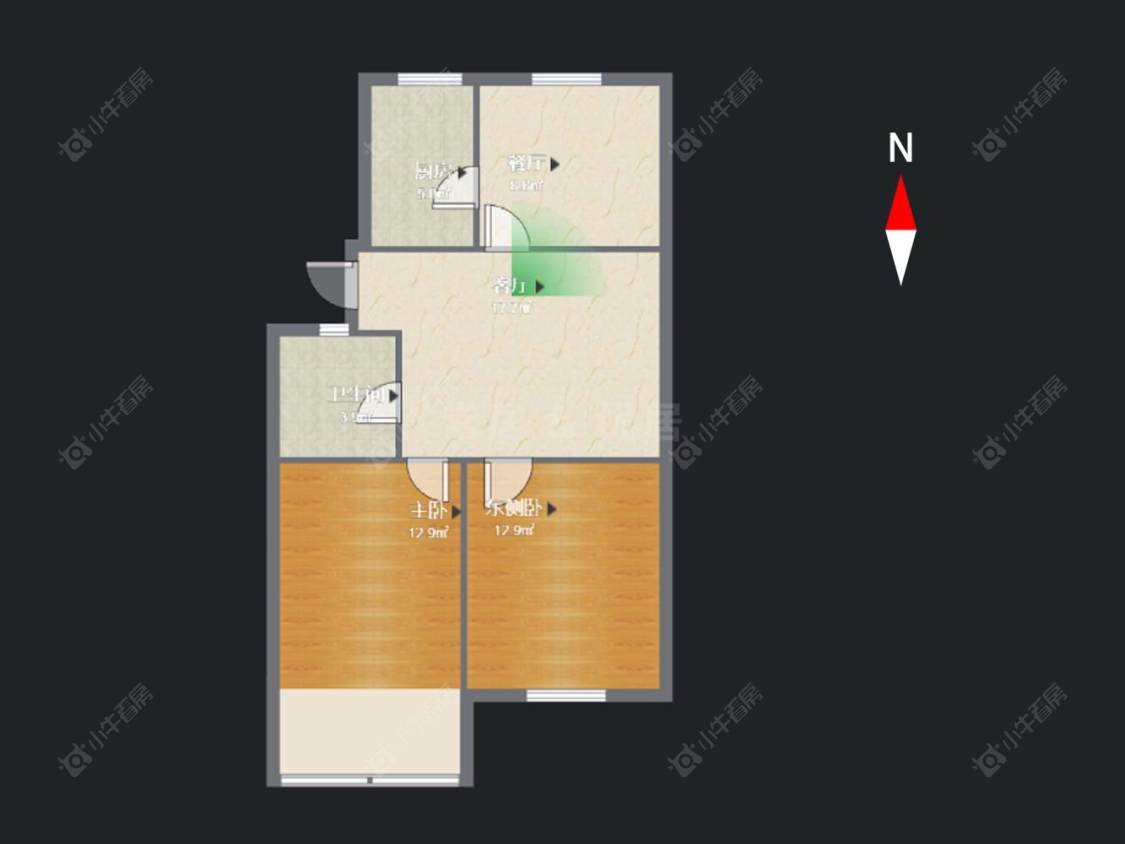 常州泰山二村在售二手房房源户型图_小牛看房