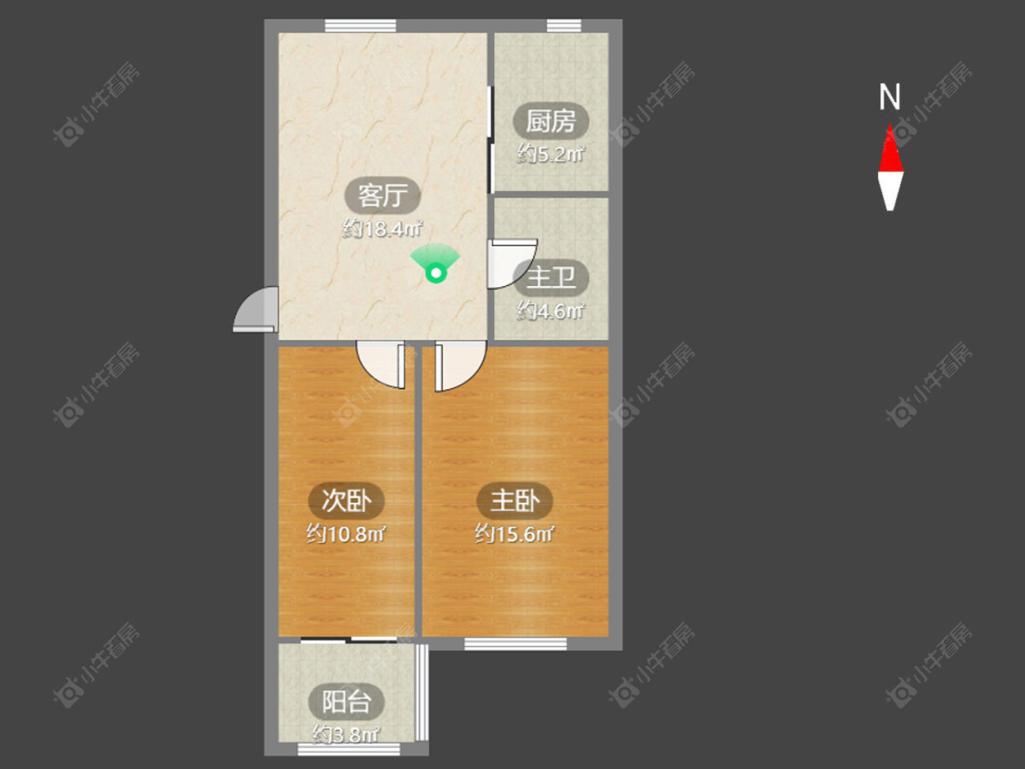 常州兰陵公寓在售二手房房源户型图_小牛看房