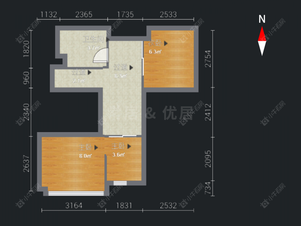 常州金田精英汇在售二手房房源户型图_小牛看房