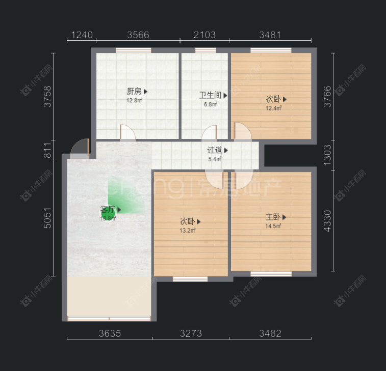 常州湾里新村在售二手房房源户型图_小牛看房