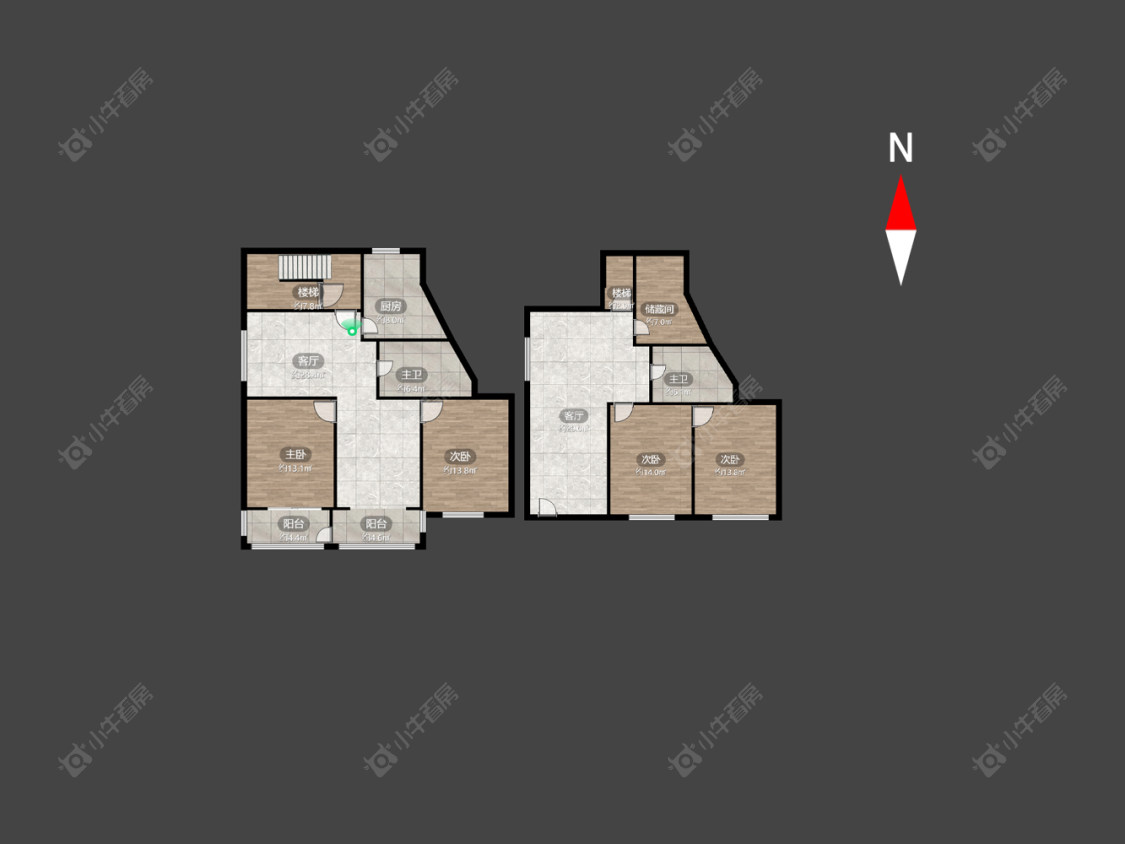 常州安阳花苑北区在售二手房房源户型图_小牛看房