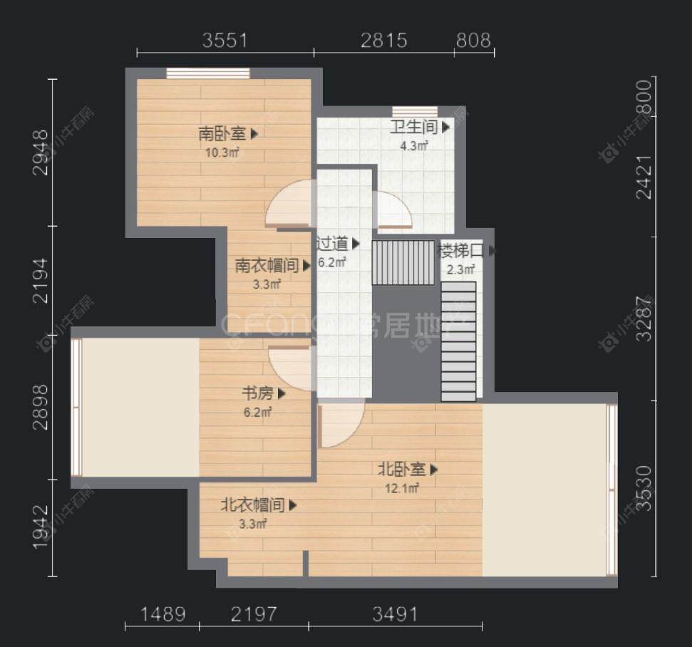 常州九龙仓时代上院在售二手房房源户型图_小牛看房