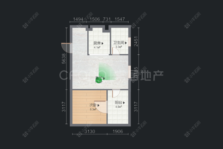 常州天豪大厦在售二手房房源户型图_小牛看房