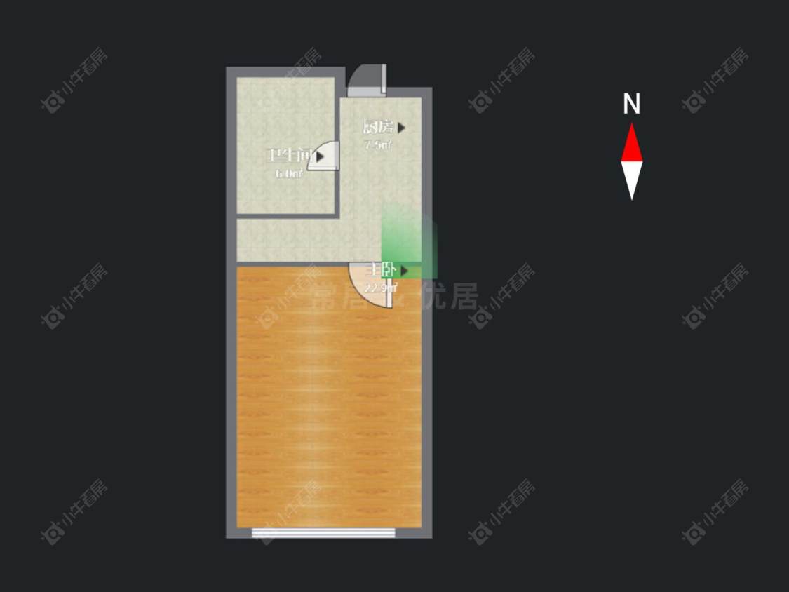 常州新城国际公寓在售二手房房源户型图_小牛看房