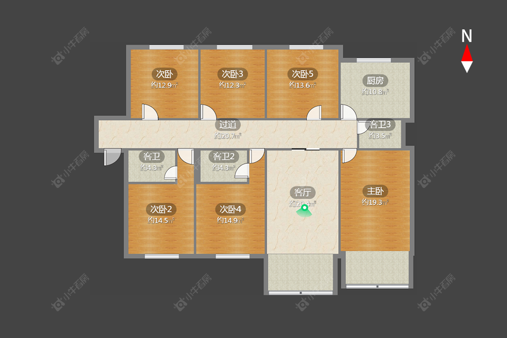 常州古方新村在售二手房房源户型图_小牛看房