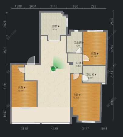 常州新城香悦半岛南区在售二手房房源户型图_小牛看房