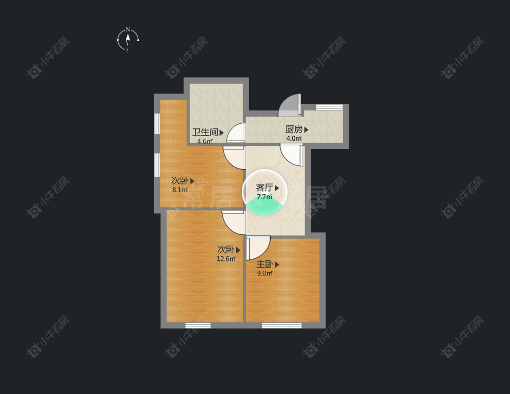 常州清凉新村在售二手房房源户型图_小牛看房